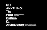 Print Culture of Architecture