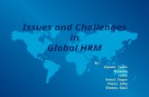 Issues and Challenges in IHRM