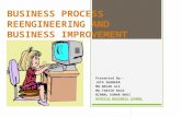 Business Process Re Engineering and Business Improvement