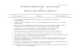 International Journal of Special Education