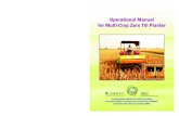 Operational manual for multi-crop; zero till planter