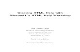 Microsoft HTML Help Workshop Tutorial