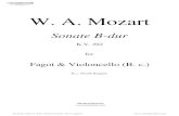 [Clarinet Institute] Mozart Sonata K 292 for Bassoon and Cello