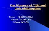 The Pioneers of TQM and their Philosophies