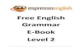 Free English Grammar Book - Level 2