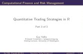 Quantitative Trading Strategies in R    Part 3 of 3