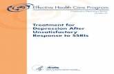 AHRQ Treatment for Depression After Unsatisfactory Response to SSRIs
