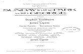 Sunday in the Park With George - (Conductor Reduction) - S. Sondheim