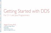Getting Started in DDS with C++ and Java
