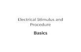 Ect  electrical stimulus and procedure