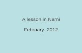 A lesson in narni