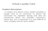 Virtual loyalty card