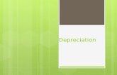 Depreciation with different methods