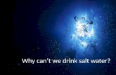 Why can't we drink salt water?