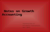 Notes on Growth Accounting Robert J. BARRO Presentazione di Elisabetta Iaconantonio Matr.96365.