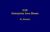 EJB Enterprise Java Beans B. Pernici. Approccio Java.