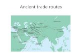 Ancient trade routes. The Silk road Italy (I) after Lodis peace (left)