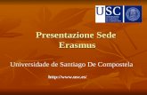 Presentazione Sede Erasmus Universidade de Santiago De Compostela