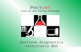 Poctvet Point of Care Testing Veterinary Gestione diagnostica veterinaria Web.