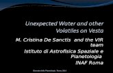 M. Cristina De Sanctis and the VIR team Istituto di Astrofisica Spaziale e Planetologia INAF Roma Giornate della Planetologia Roma 2014.