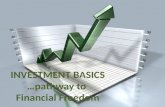 INVESTMENT BASICS...pathway to Financial Freedom