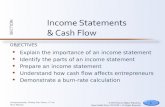 Income statements & cash flow