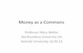 Mary Mellor: Money as a Commons