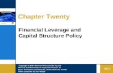 Fundamentals of Corporate Finance/3e,ch20