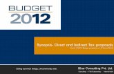 Budget synopsis by Blue Consulting (March 19th   2012)