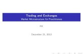 Trading and exchanges (Larry Harris) - Summary Points