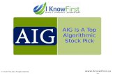 AIG Is A Top Algorithmic Stock Pick
