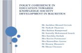 Policy Coherence in Education towards Knowledge Society Development in Mauritius