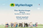 MyHeritage CEO Gilad Japhet's Talk at TechAviv Founders Club - Feb 2013