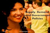 Supply demand and government policies ppt OF MBA