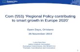 Regional Policy contributing to smart growth in Europe 2020