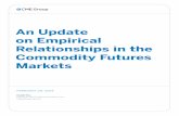 Update on Empirical Relationships in Commodity Futures Markets