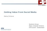 Getting Value From Social Media
