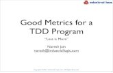 Good Metrics for TDD