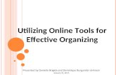 Online Tools for Effective Organizing