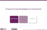 XKE - Programming Paradigms & Constructs