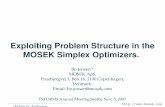 2007 : Exploiting Problem Structure in the MOSEK simplex optimizers (seattle 2007)