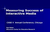 Measuring Success Of Interactive Media