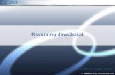 Reversing JavaScript