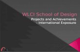 WLCI School of Design - International Achievements