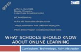 What Schools Should Know About Online Learning -- Techcon 2010