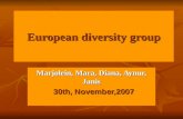 FaceIt: European Diversity
