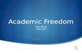 Academic freedom ppt