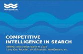 Competitive Keyword Intelligence for Search Marketing