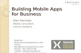 Building Mobile Apps for Business