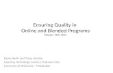 EDUCAUSE Annual Conference: Ensuring Quality Workshop